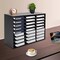 PVC 27 Slots File Sorter Literature Organizer Tabletop Mail Paper Storage Holder
